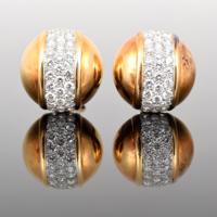18K Gold, Platinum & Diamond Estate Earrings - Sold for $3,456 on 05-20-2023 (Lot 784).jpg